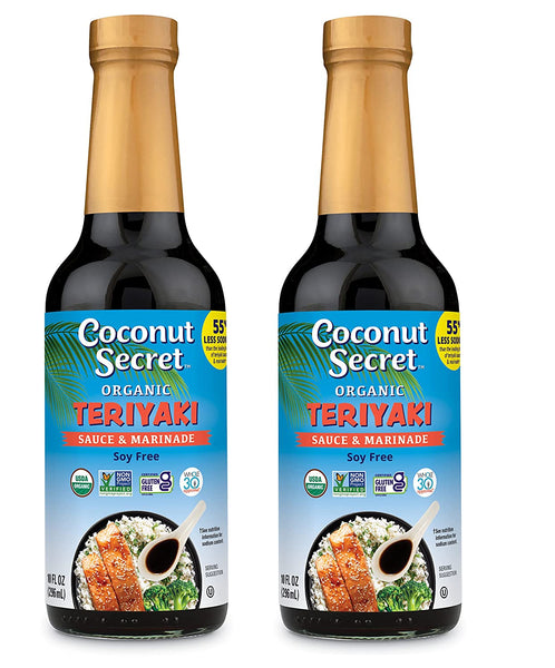Coconut Secret Coconut Aminos Teriyaki Sauce (2 Pack) - 10 fl oz