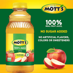 Mott's 100% Original Apple Juice, 32 Fluid Ounce Bottle