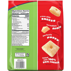 CheezIt Puff'd Cheesy Baked Snacks, Puffed Snack Crackers, Kids Snacks, White Cheddar, 5.75oz Bag (1 Bag)