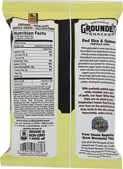 Lundberg Organic Grounded Snacks Aged White Cheddar Red Rice & Quinoa