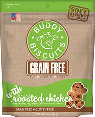 Cloud Star Grain Free Soft And Chewy Buddy Biscuits Dog Treats, Rosted Chicken,