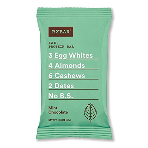 RX Bar Protein Bar, Mint Chocolate 1.83oz (pack of 12)