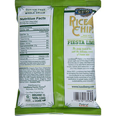 Lundberg Family Farms Rice Chips, Fiesta Lime, 1.5 Ounce
