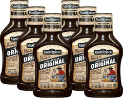 KC Masterpiece Original Barbecue Sauce, 18 Ounces; (Pack of 6) (Package may vary)