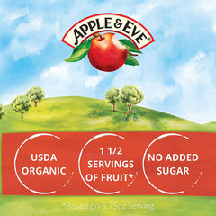 Apple & Eve Organics, Apple Juice, 6.75 Fluid-oz, 8 Count