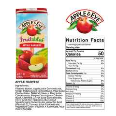 Apple & Eve Fruitables, Apple Harvest Juice, 8 Count, Pack of 1