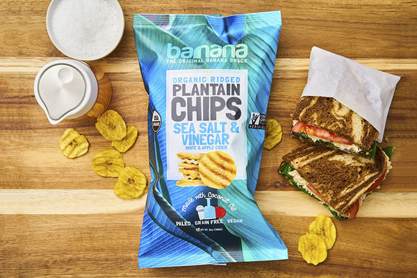 Barnana Organic Plantain Chips - Variety Pack - 5 Ounce, 4 Pack Plantains - Barnana Salty, Crunchy, Thick Sliced Snack - Best Chip For Your Everyday Life - Cooked in Premium Coconut Oil