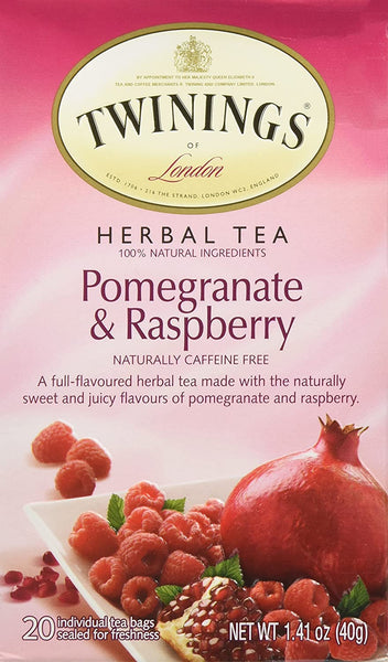 Twinings Pomegranate & Raspberry Tea, 20 ct