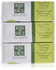 Kiss My Face Bar Soap, Pure Olive Oil, 8 OZ (6 pack)