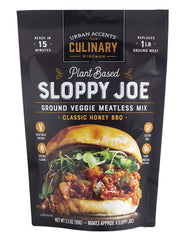 Urban Accents Sloppy Joe Plant Based Meatless Mix – Gluten Free Plant Based Protein & Seasoning Blend, 3-pack