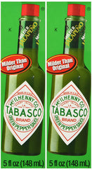 Tabasco Milder Green Pepper Sauce, 5 Ounce (2 pack)