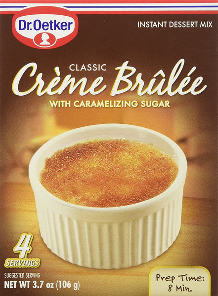 Oetker Creme Brulee, 3.7-Ounces (Pack of 12)